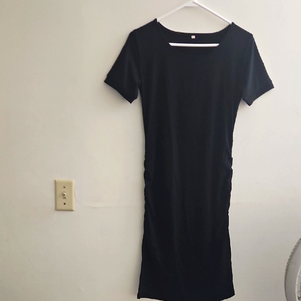 Small Elegant Black Maternity Dress